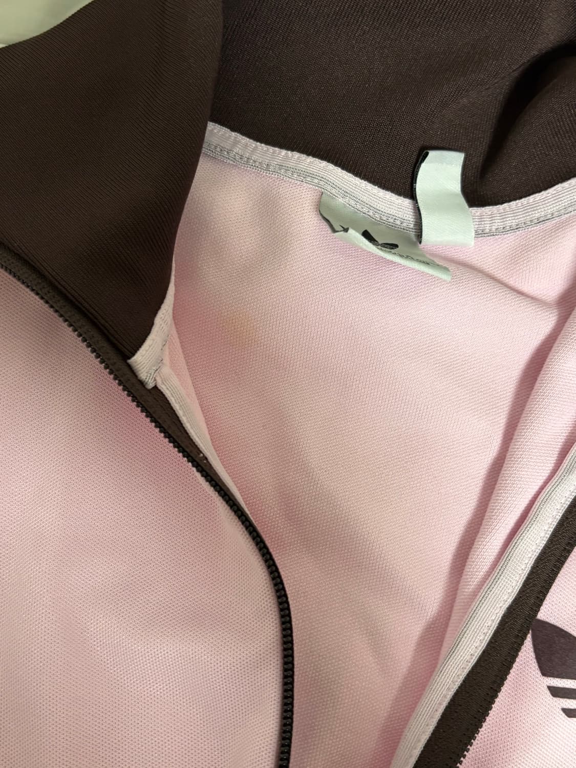 아디다스 베켄바우어 트랙탑 져지 핑크 브라운 S 상품이미지6