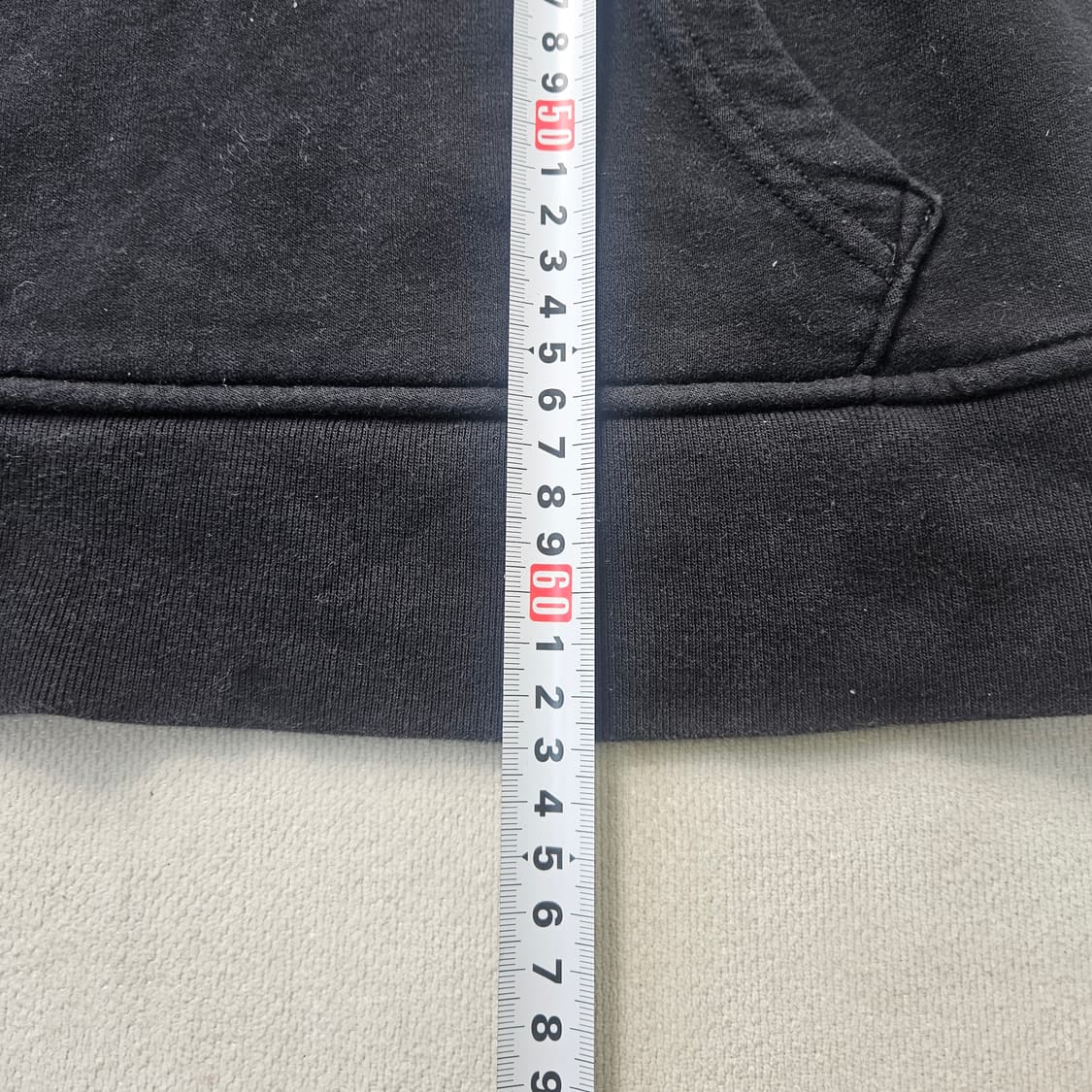 M 갭 블랙 기모 후드티 0325Y 상품이미지7