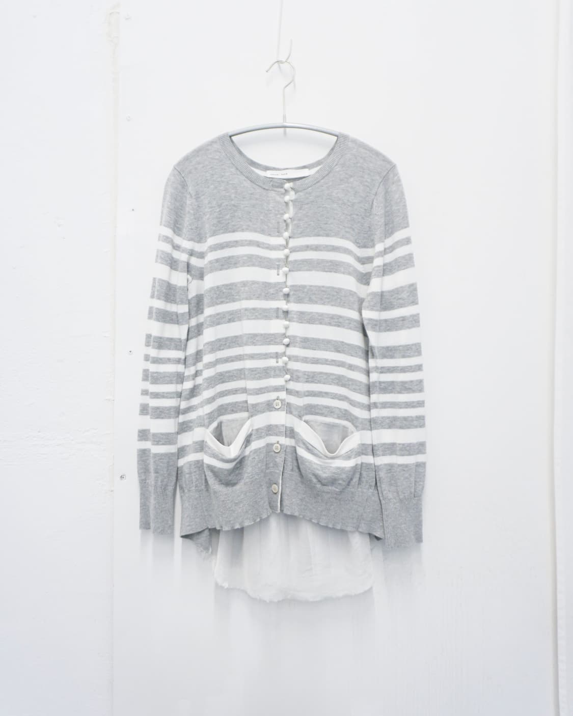 SACAI LUCK layered stripe cardigan 상품이미지1
