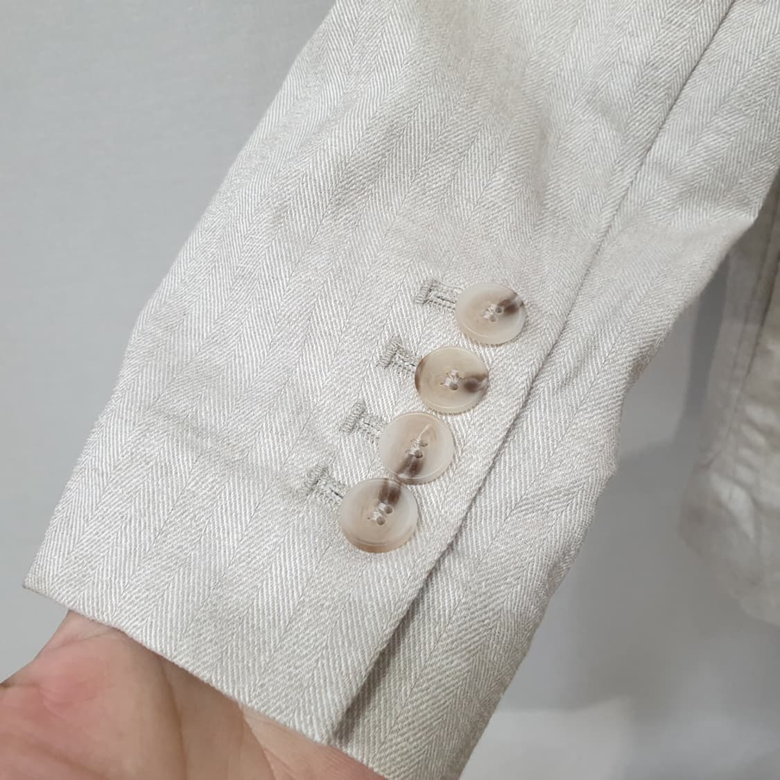 Enc 이엔씨 린넨 블렌디드 자켓 85 상품이미지5