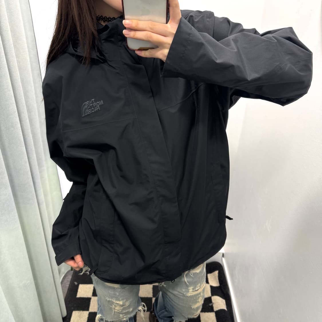 노스페이스 블랙 투웨이 고어텍스 바람막이 자켓  상품이미지3