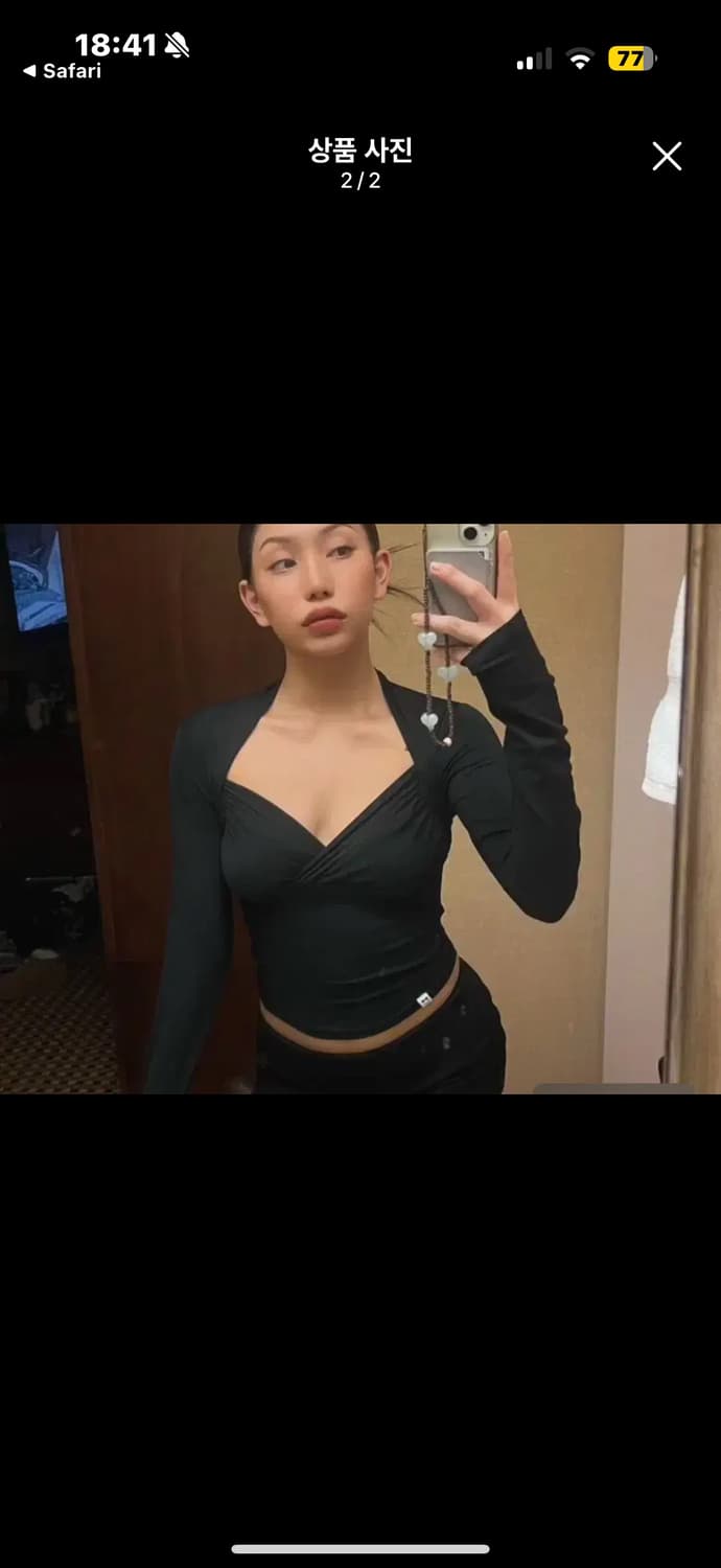 쓰리타임즈 스윗 볼레로 티 M 상품이미지2