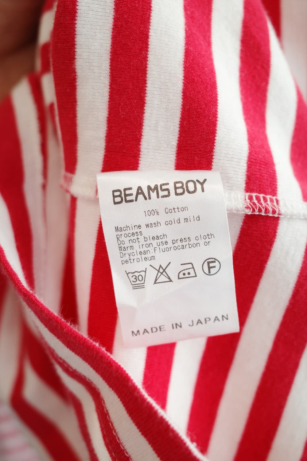 Beams Boy 빔즈보이 단가라 티셔츠 상품이미지4