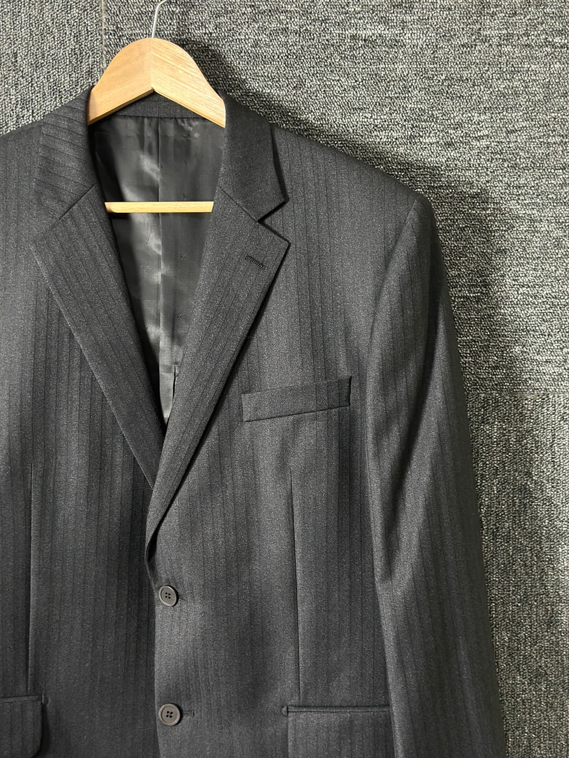 Austin Reed 남성 스트라이프 정장 자켓 사이즈 104 (L~XL 상품이미지3