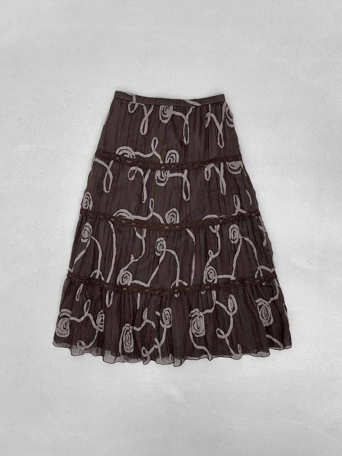 TOPTOPOLO 플리츠 롱 스커트 상품이미지1