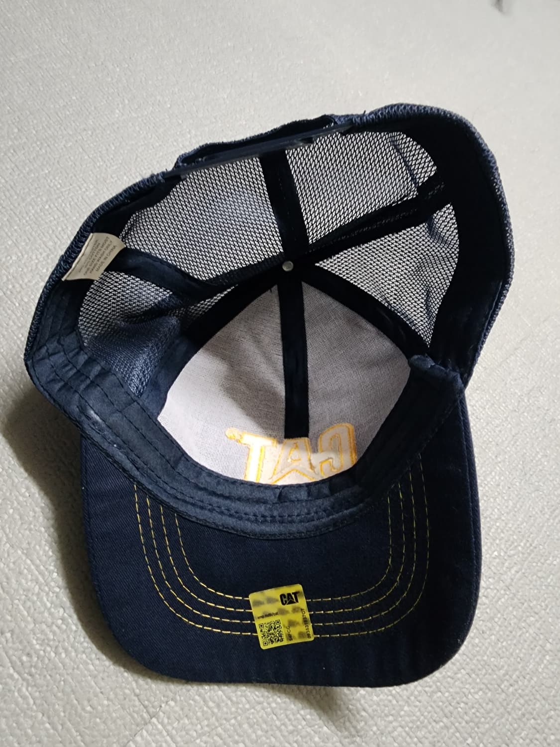 캐터필러 CAT  네이비 메쉬 볼캡 상품이미지5