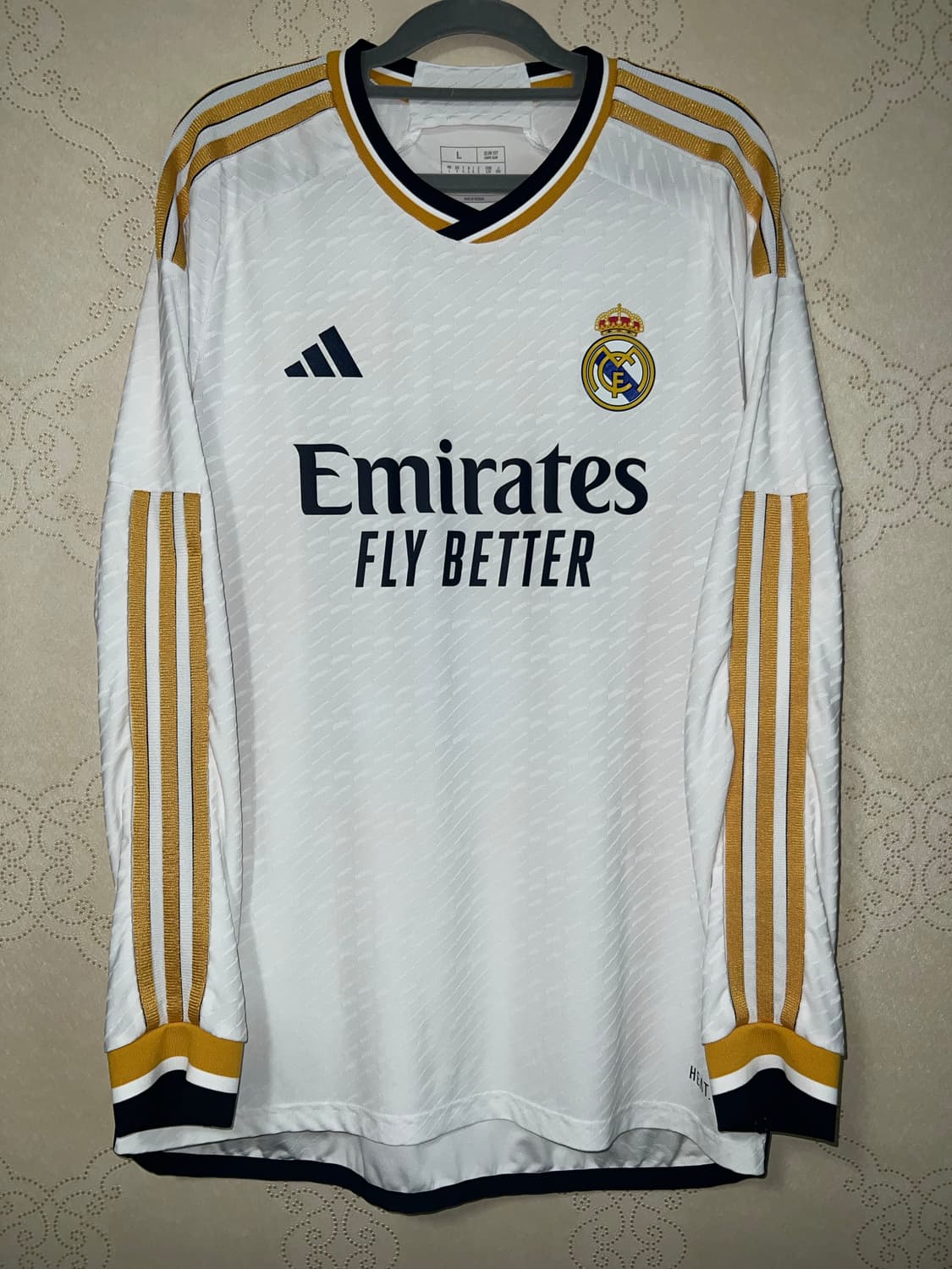 23-24 레알 마드리드 홈 어센틱 긴팔 카르바할 유니폼 상품이미지1