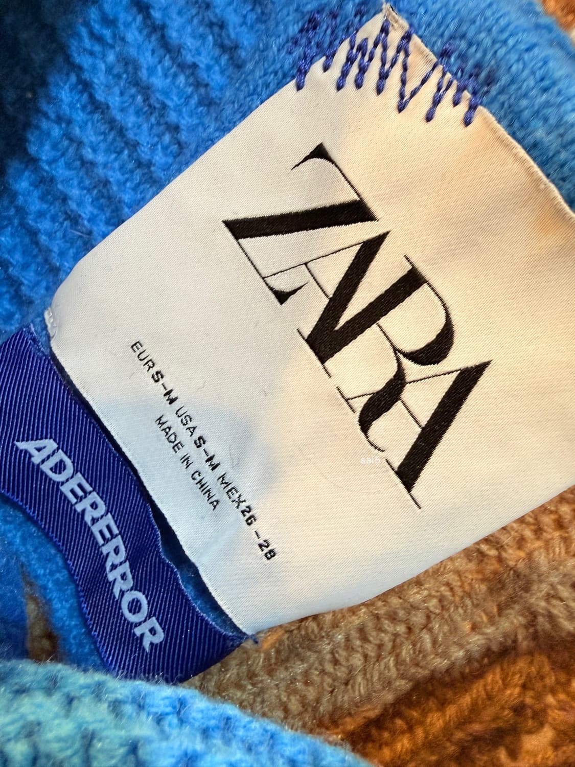 아더에러 x 자라 패치워크 오버사이즈 가디건 상품이미지7