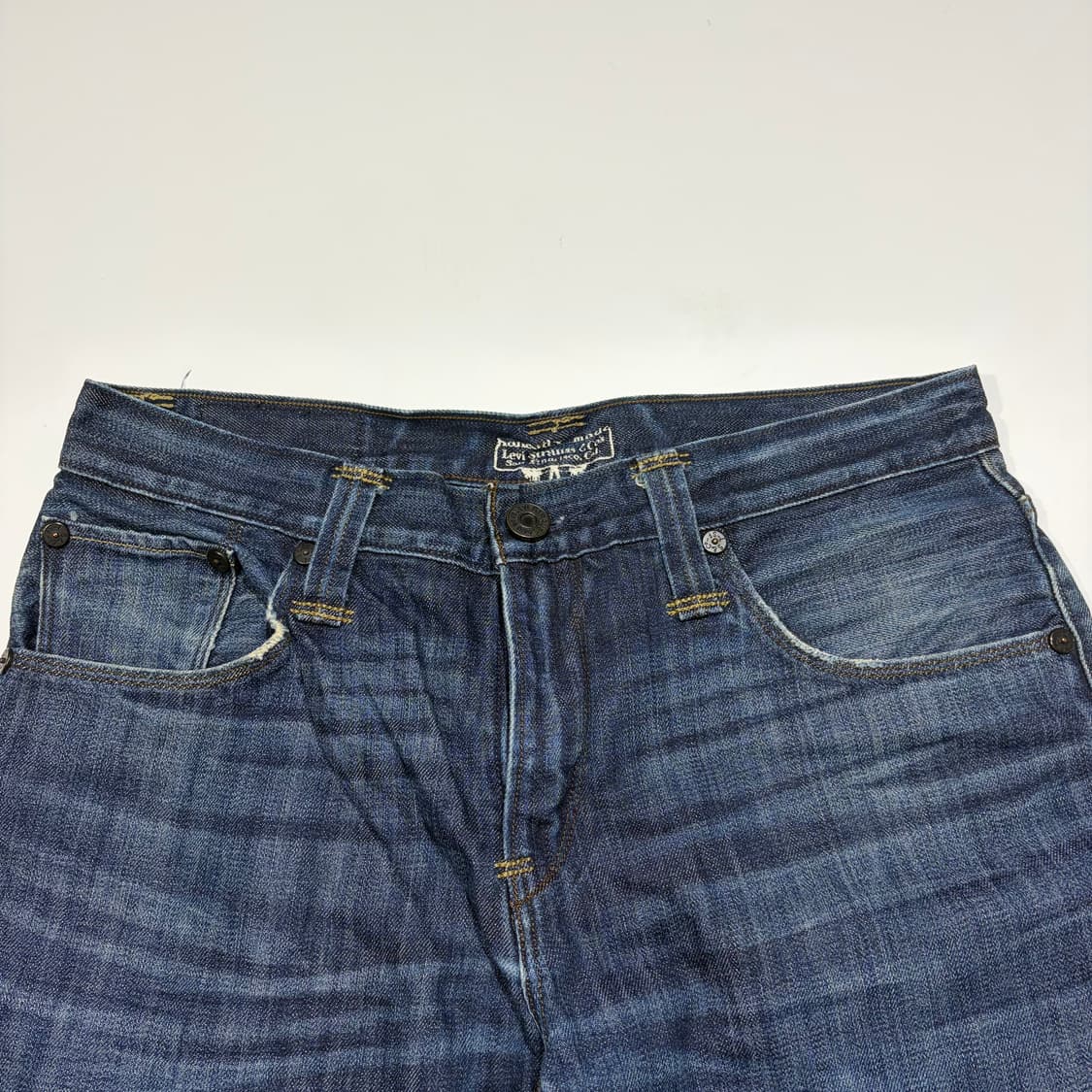 리바이스 진청 워싱 데님 팬츠 상품이미지2
