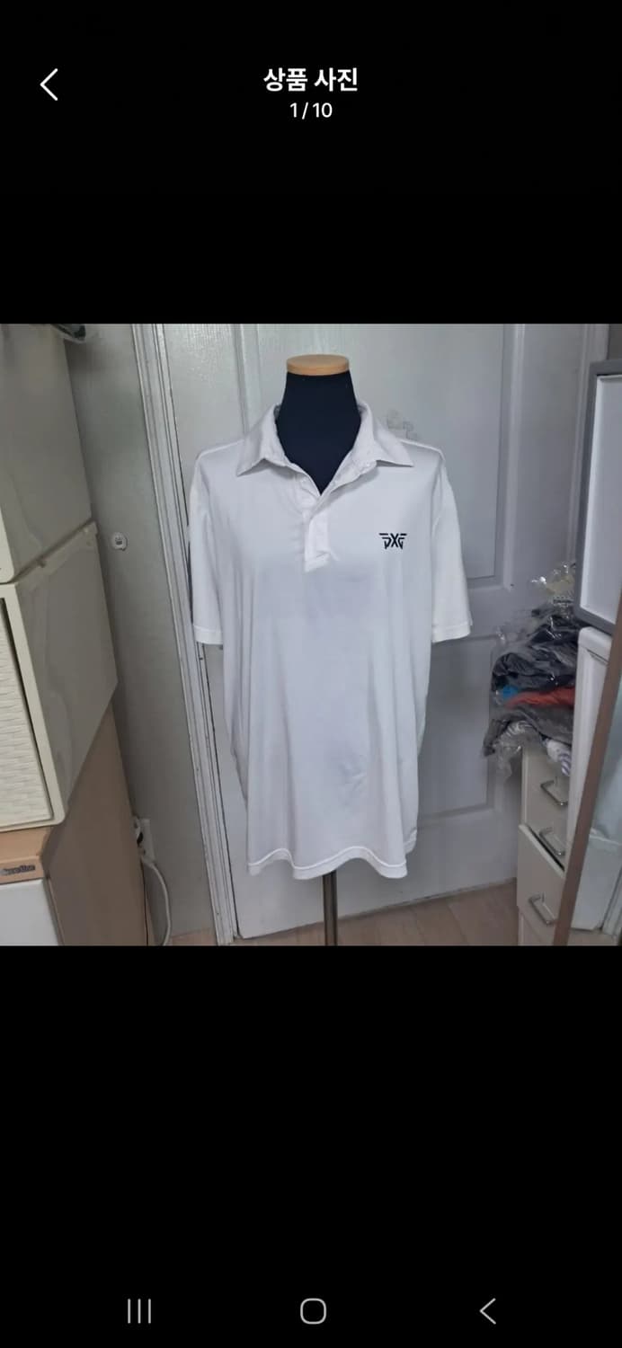 PXG 골프 반팔 카라티 반팔티셔츠 화이트 L 상품이미지1