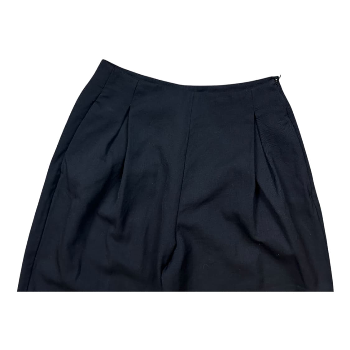 AGNONA 미니멀 테이퍼드 블랙 슬랙스 SIZE 38 상품이미지3