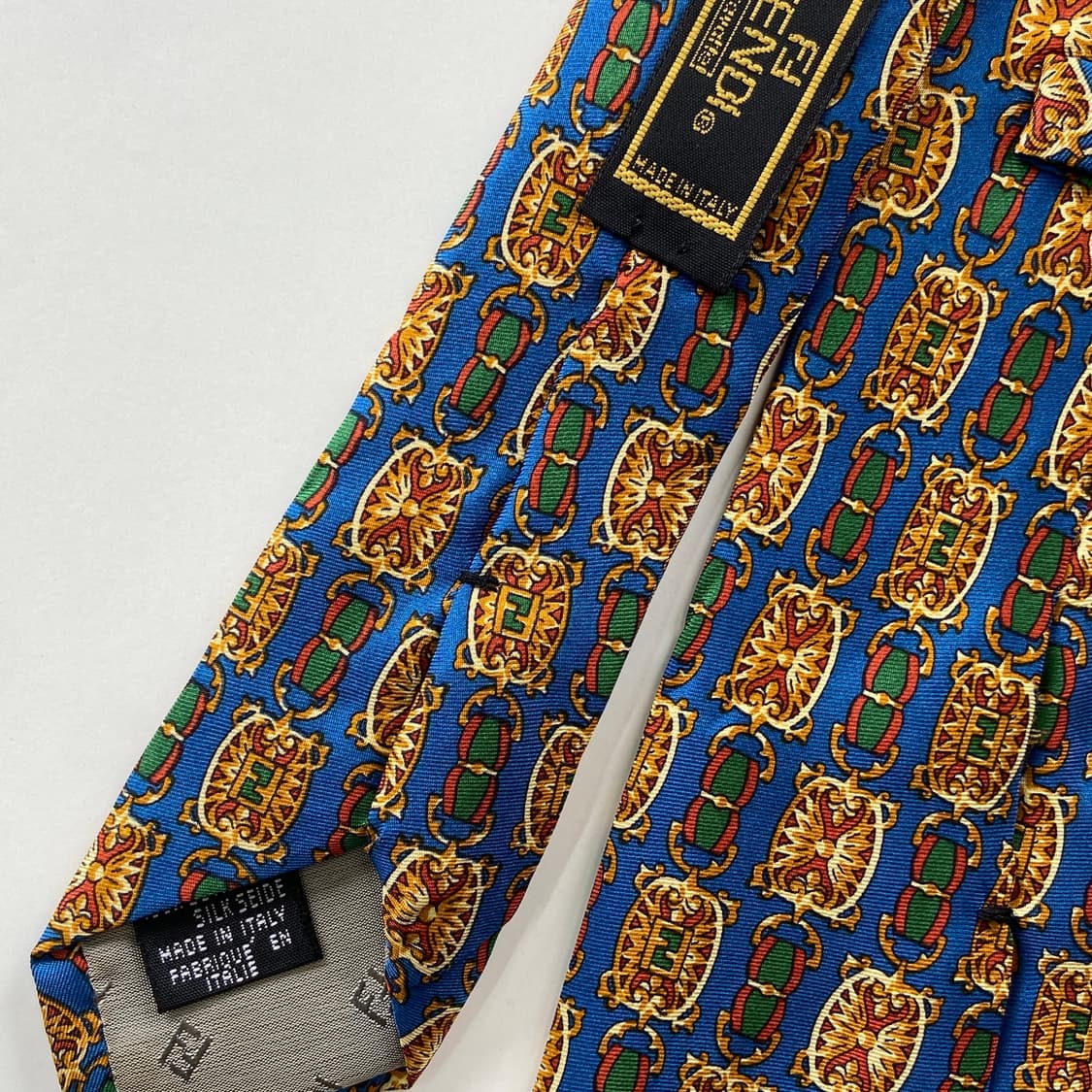 펜디 (FENDI) 모노그램 정품 명품 넥타이 10cm 상품이미지5