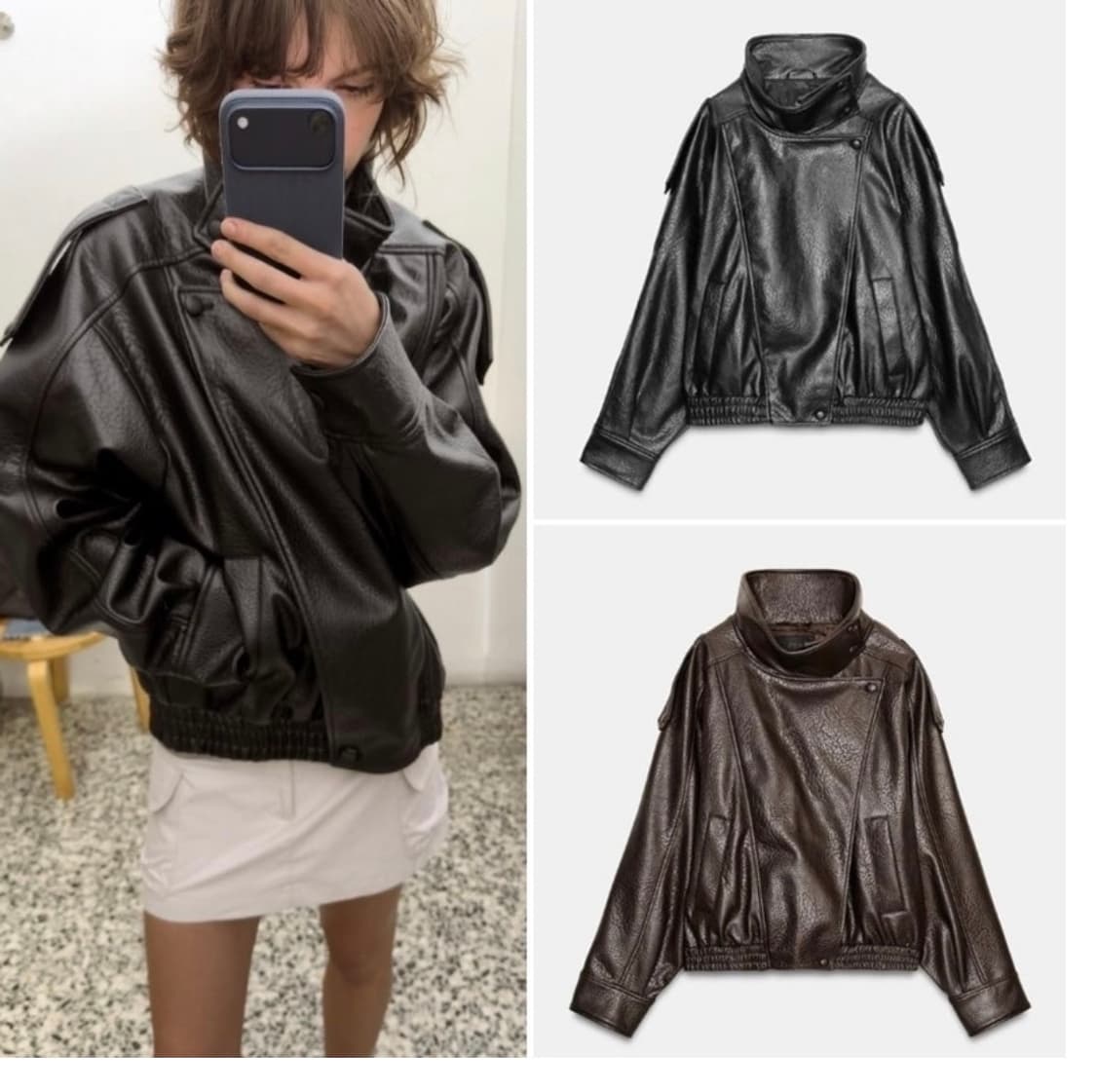 자라생로랑맛 레더 s 상품이미지2