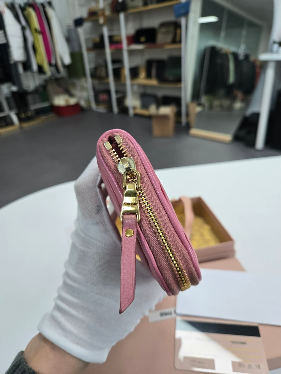 [50%세일] 미우미우 마테라쎄 장지갑 상품이미지4