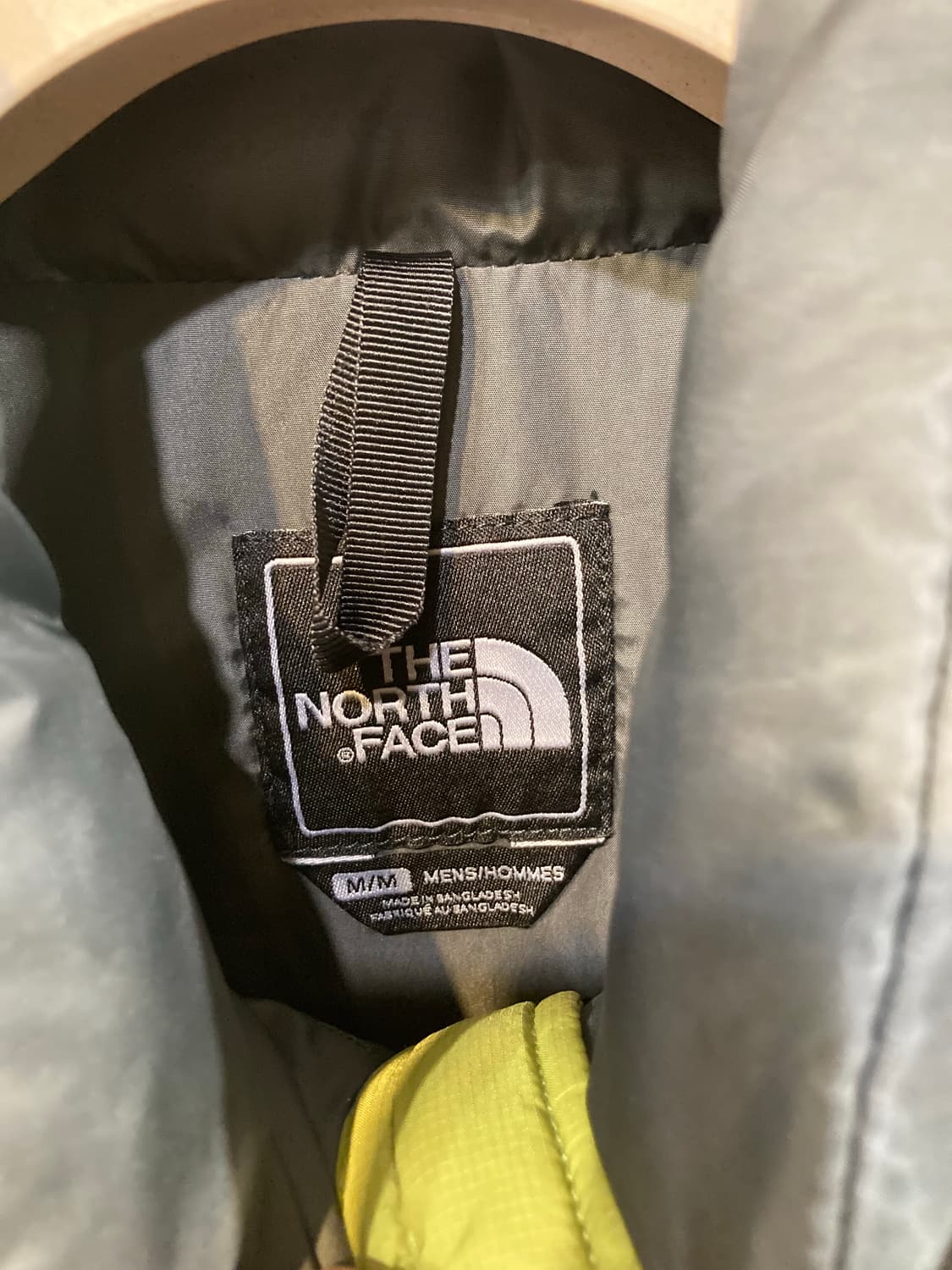 노스페이스 제팬라인 센터로고 눕시 연두/그레이 M 상품이미지6