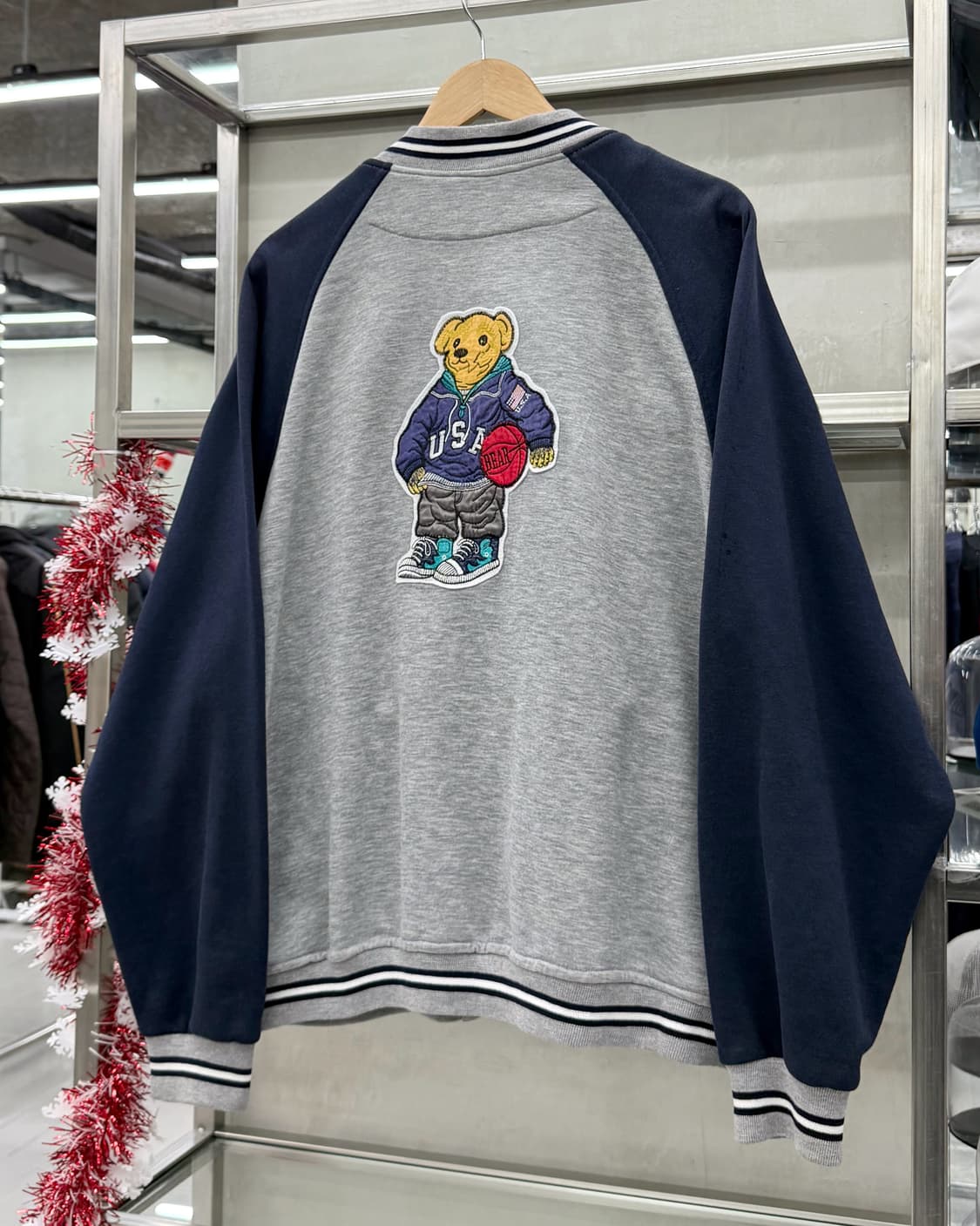 폴로 스포츠 90s 폴로베어 스웻 스타디움 자켓 상품이미지2