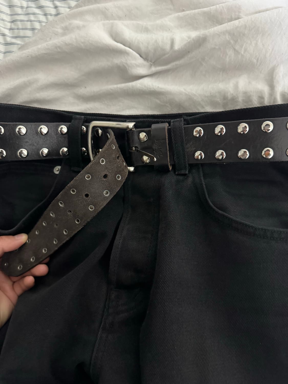 stussy 8ball stud belt 상품이미지4