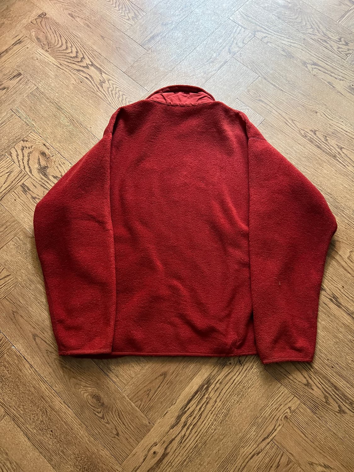 [M]90's 파타고니아 Made in USA 레드 플리스 자켓 상품이미지9