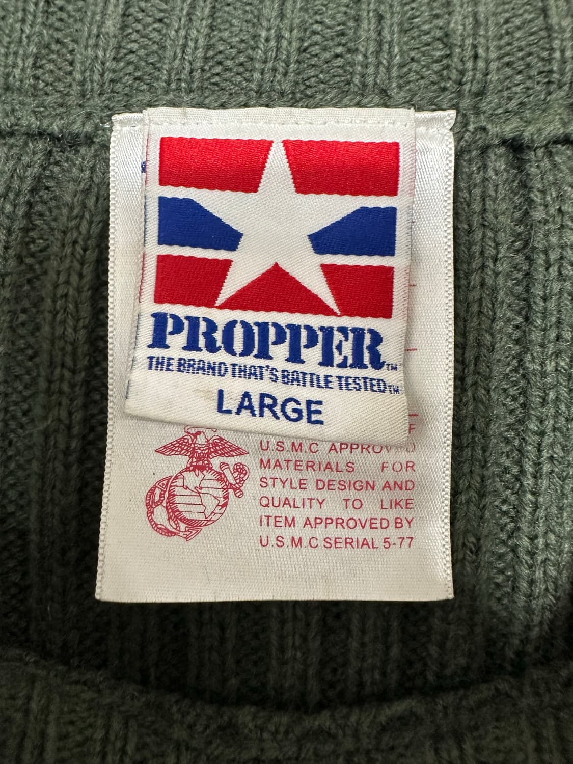 프로퍼 독일군 카키 코만도 니트 상품이미지4