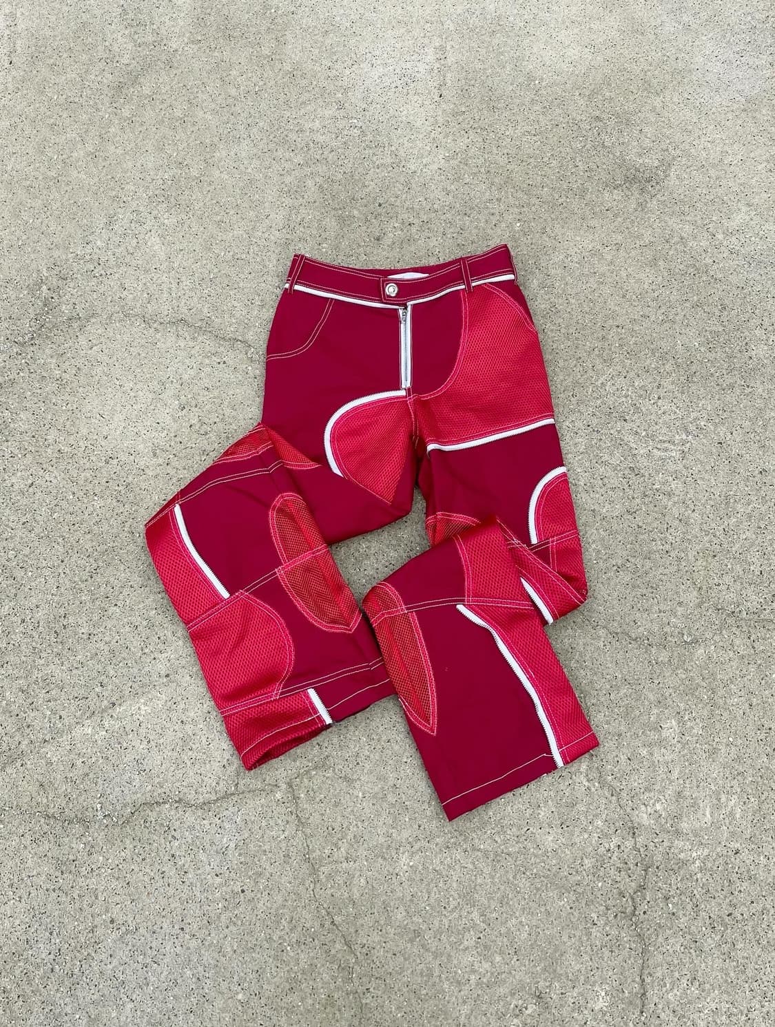 VAEGABOND red mesh pants 상품이미지1