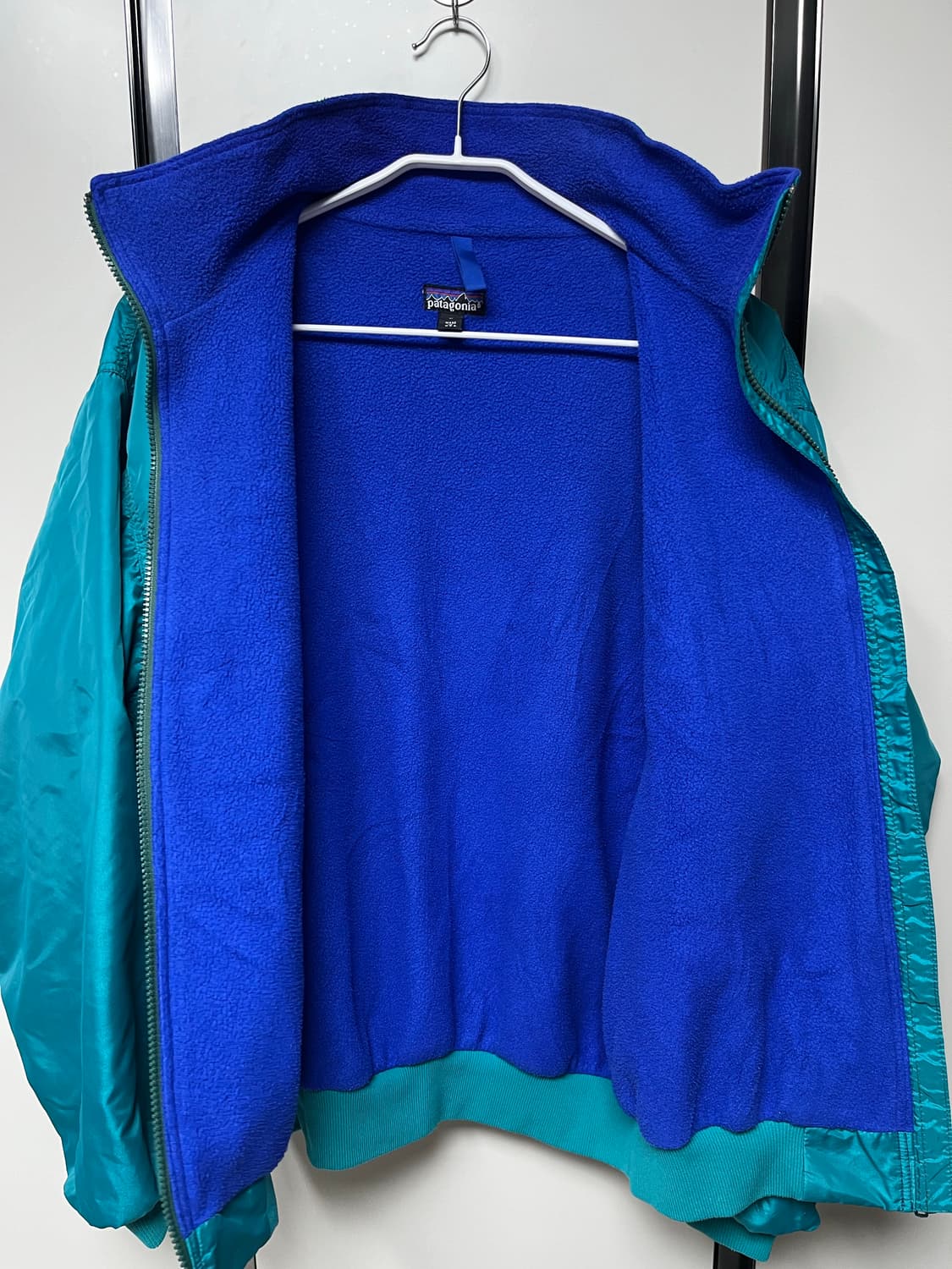 80s 파타고니아 쉘드신칠라 틸그린 상품이미지4