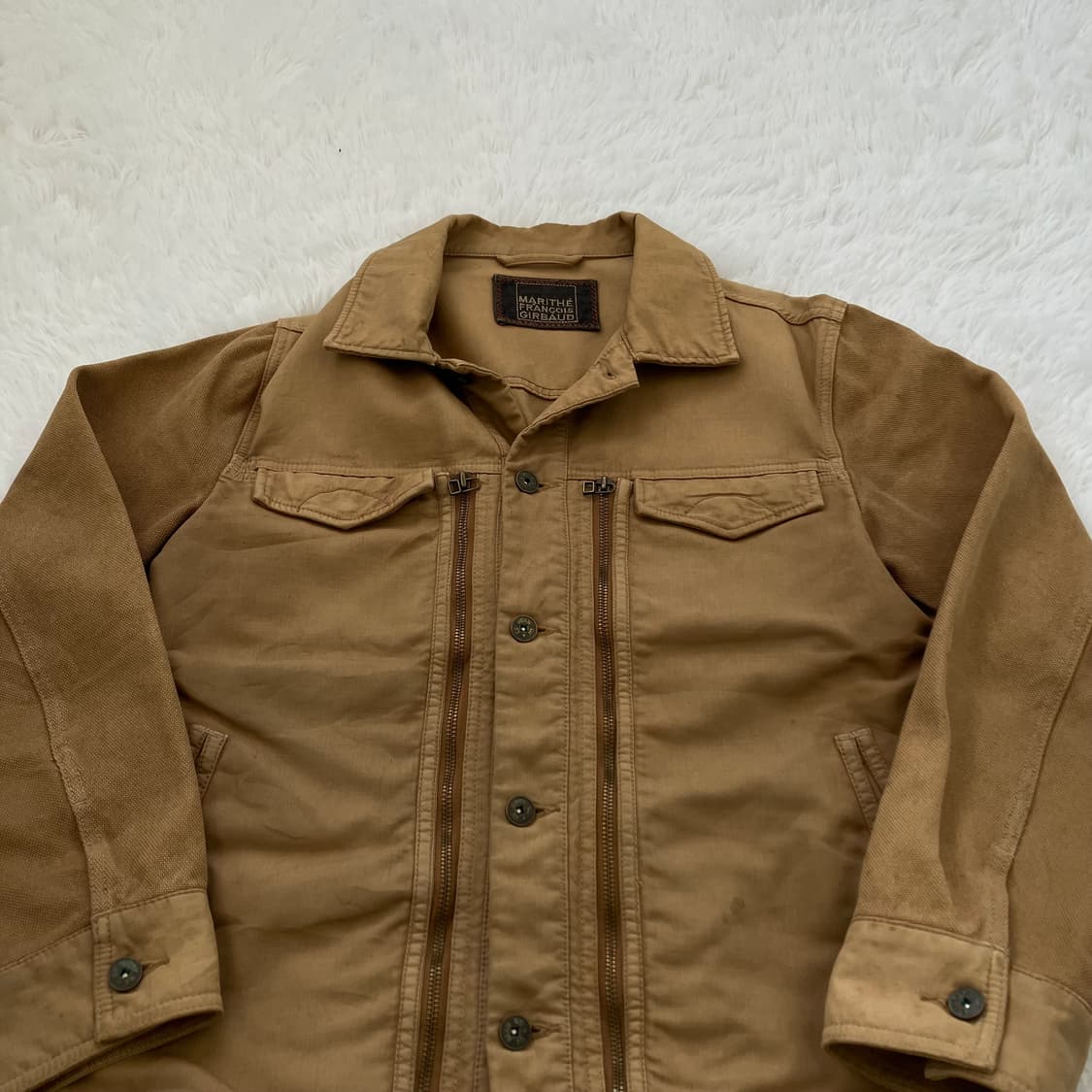 빈티지 브라운 마리스 버튼 자켓 블루종 928 y2k 스트릿 갸루 펑키  상품이미지6