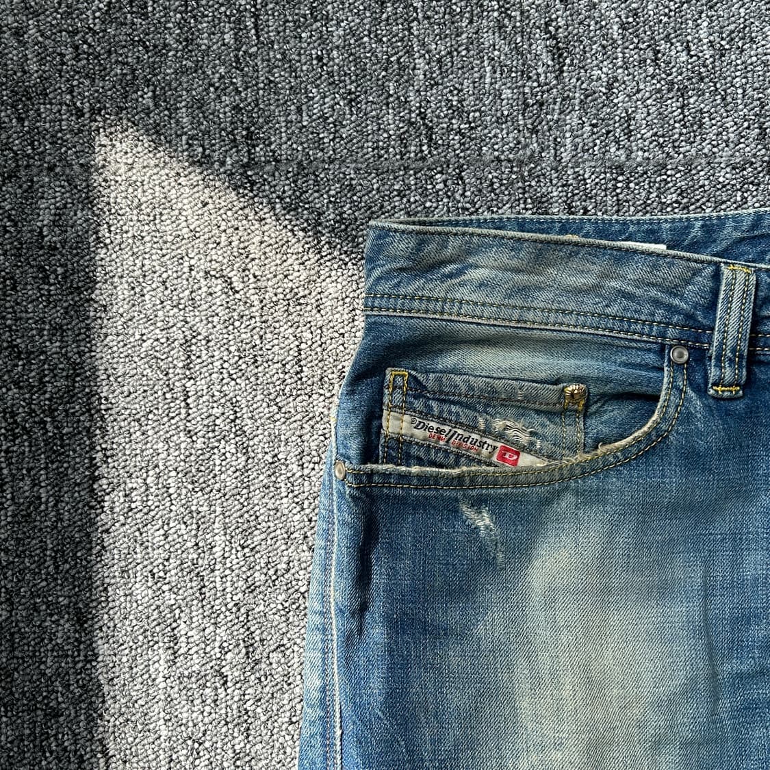 디젤 사파도 워싱 빈티지 데님 팬츠 상품이미지2