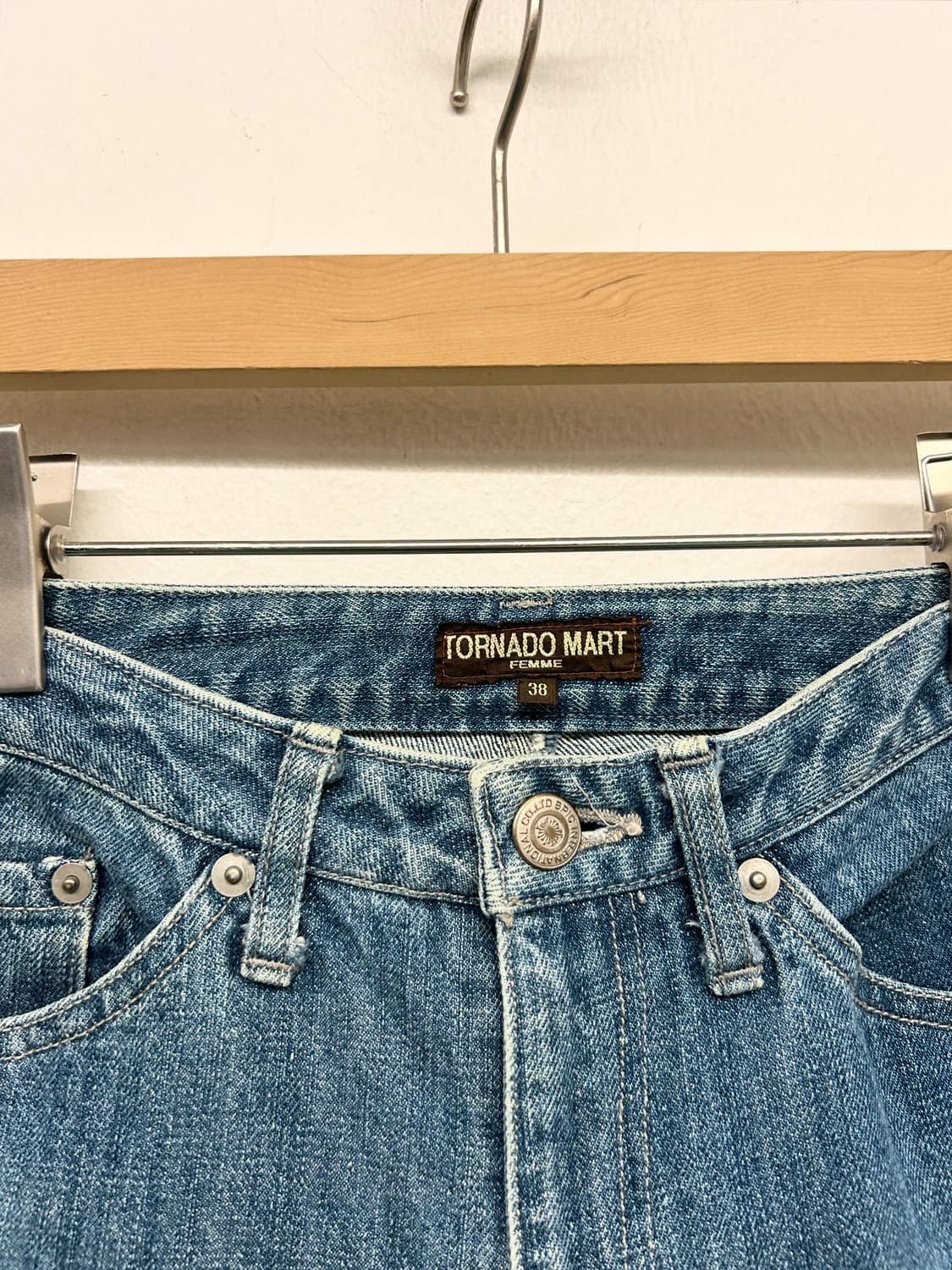 TORNADO MART Y2K 로우라이즈 부츠컷 상품이미지3