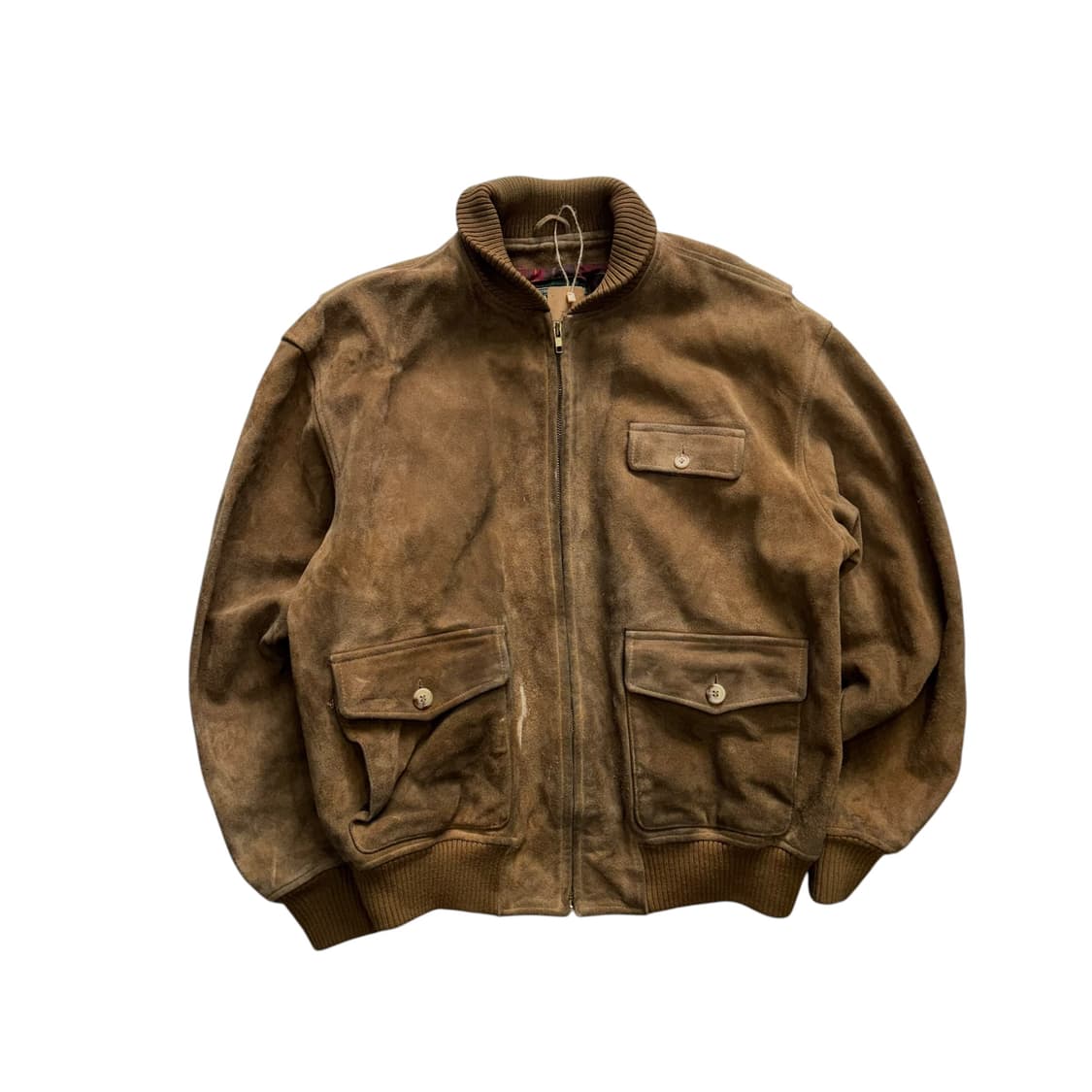 [105~] 90's 폴로 컨트리 스웨이드 봄버 자켓 상품이미지1