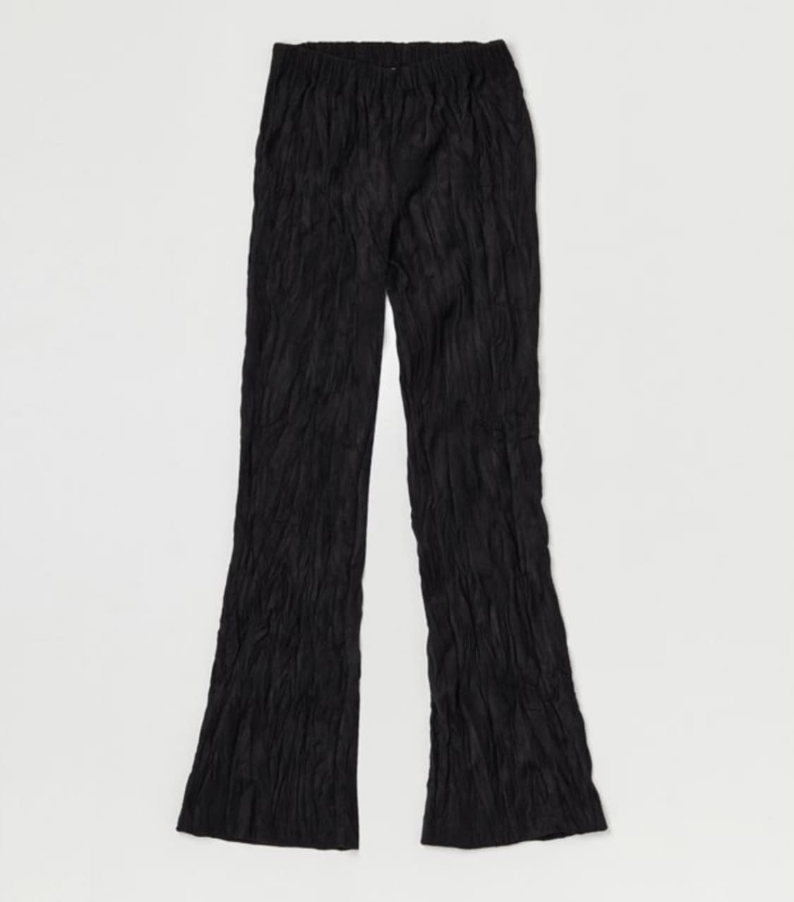 낫띵에브리띵 WRINKLE BOOTCUT PANTS IN BLACK 상품이미지4