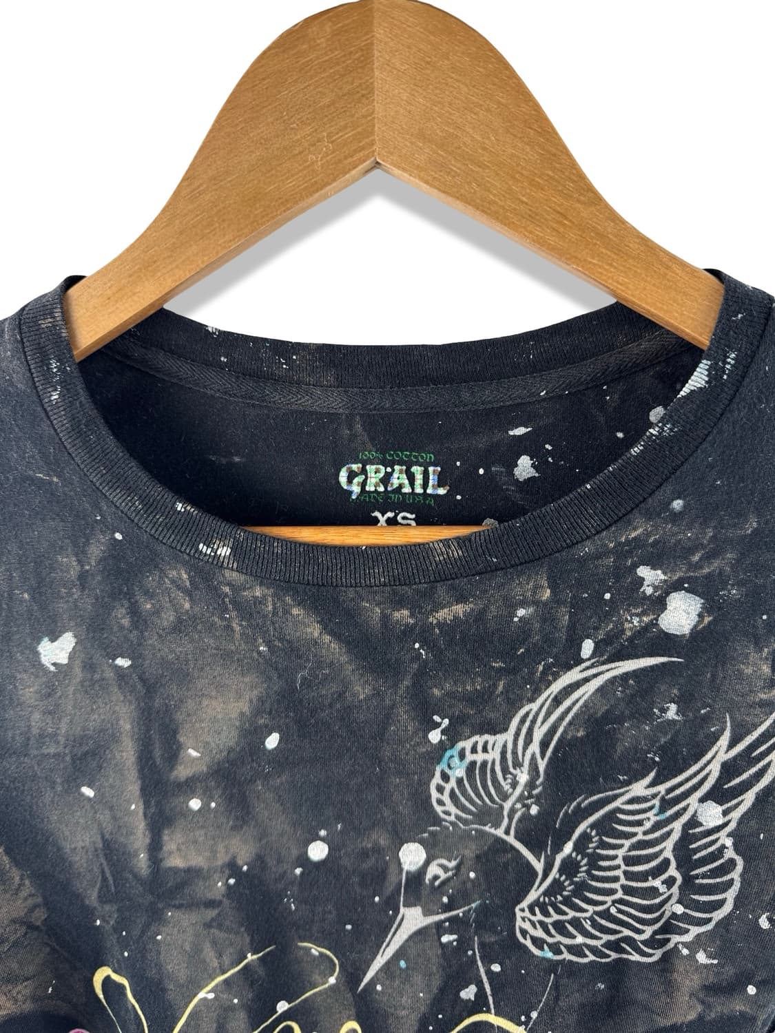 USA MADE 페인팅 스컬 그래픽 롱슬리브1858 상품이미지5