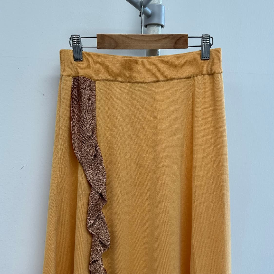 폴스미스 트리밍 디자인 울 스커트 상품이미지2