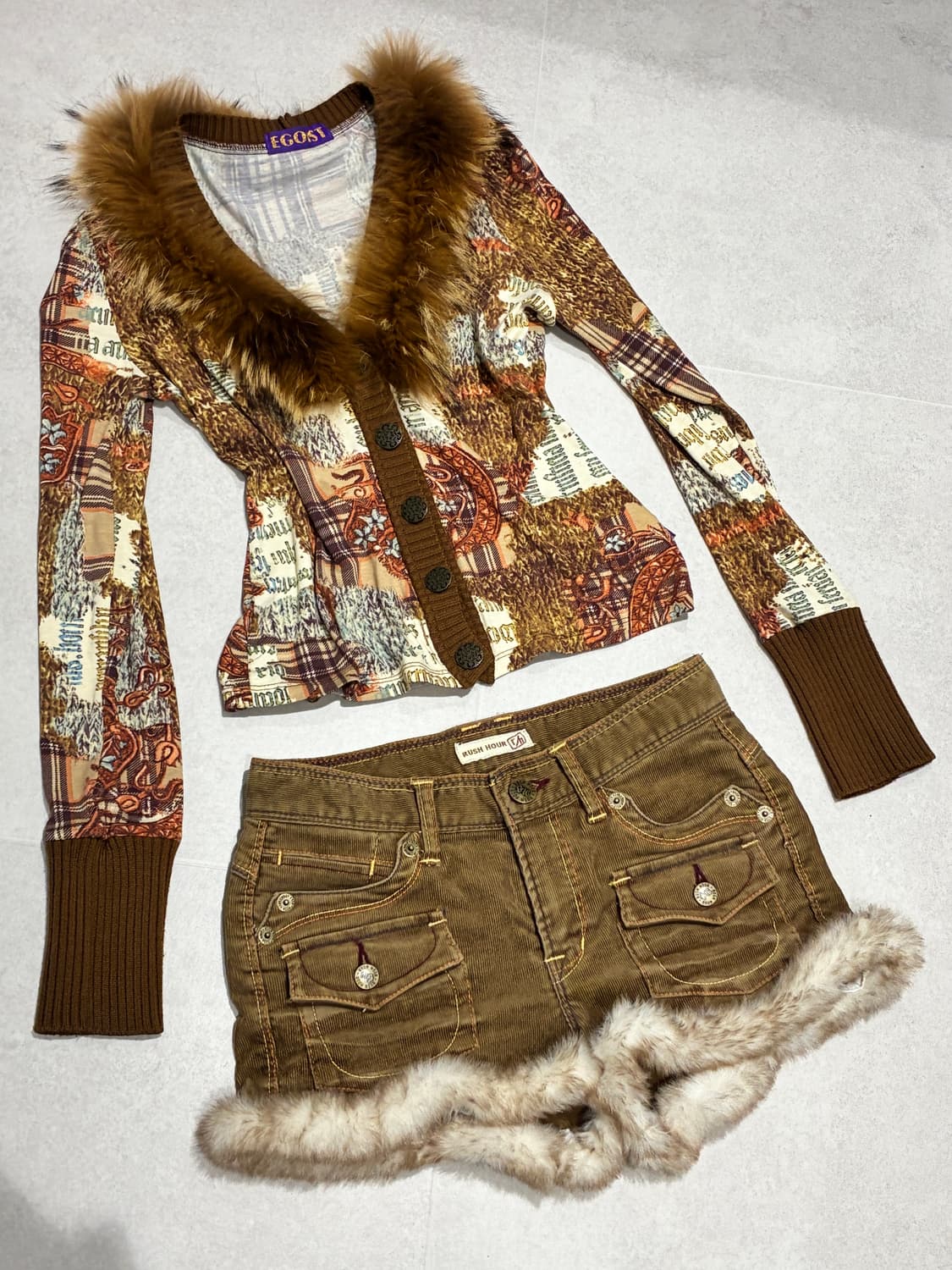 코듀로이 퍼 반바지 상품이미지6