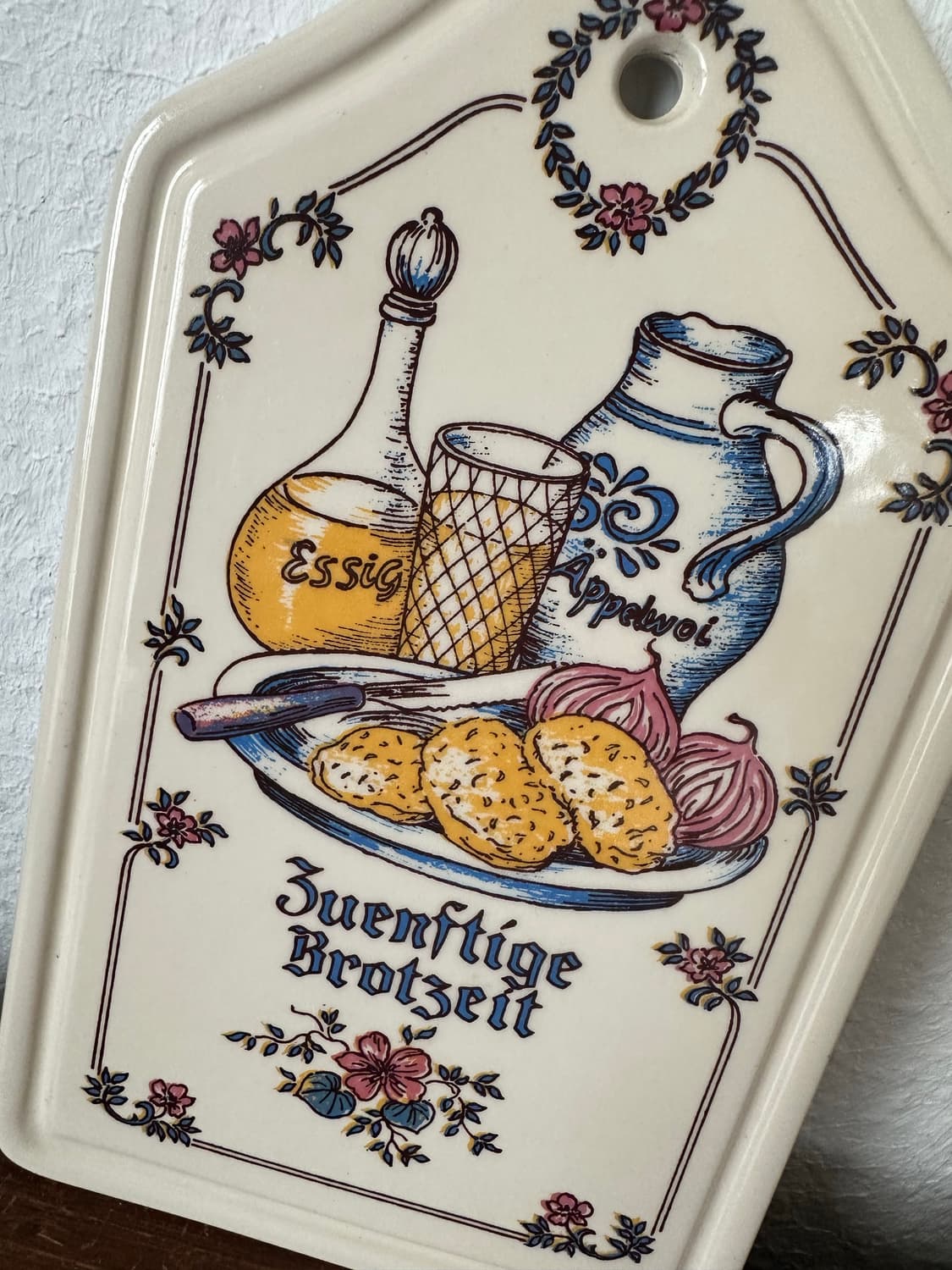 독일)빈티지 음식들 도자기 벽걸이 상품이미지2