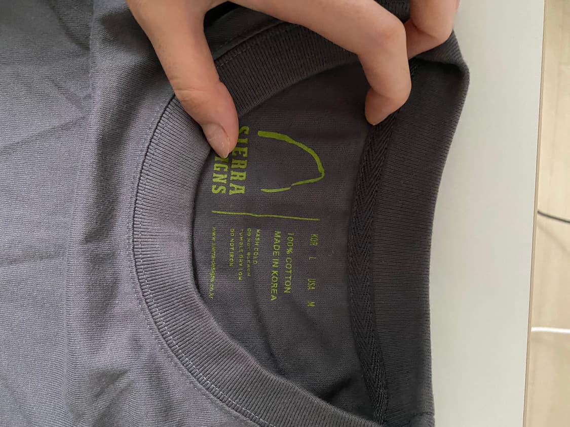 시에라디자인 LOGO LONG SLEEVE TEE 상품이미지3