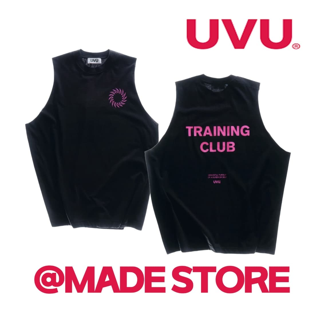 UVU 싱글렛 컷 오프 트레이닝 클럽 상품이미지1