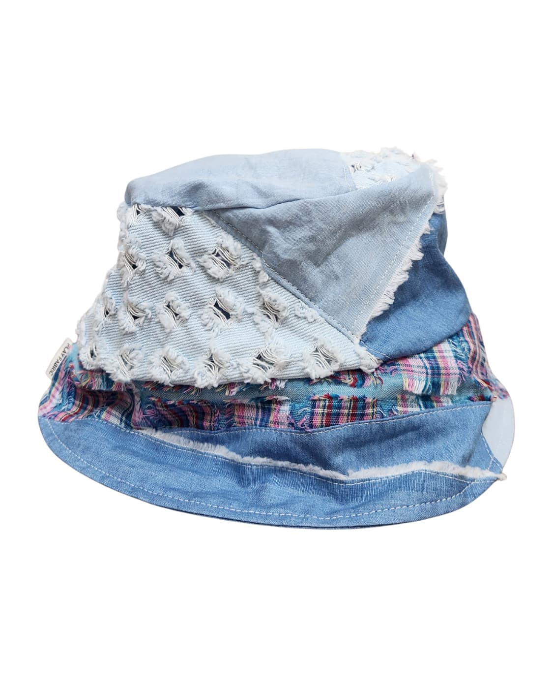 영면 패치워크 버킷햇 벙거지 사파라모자 상품이미지2