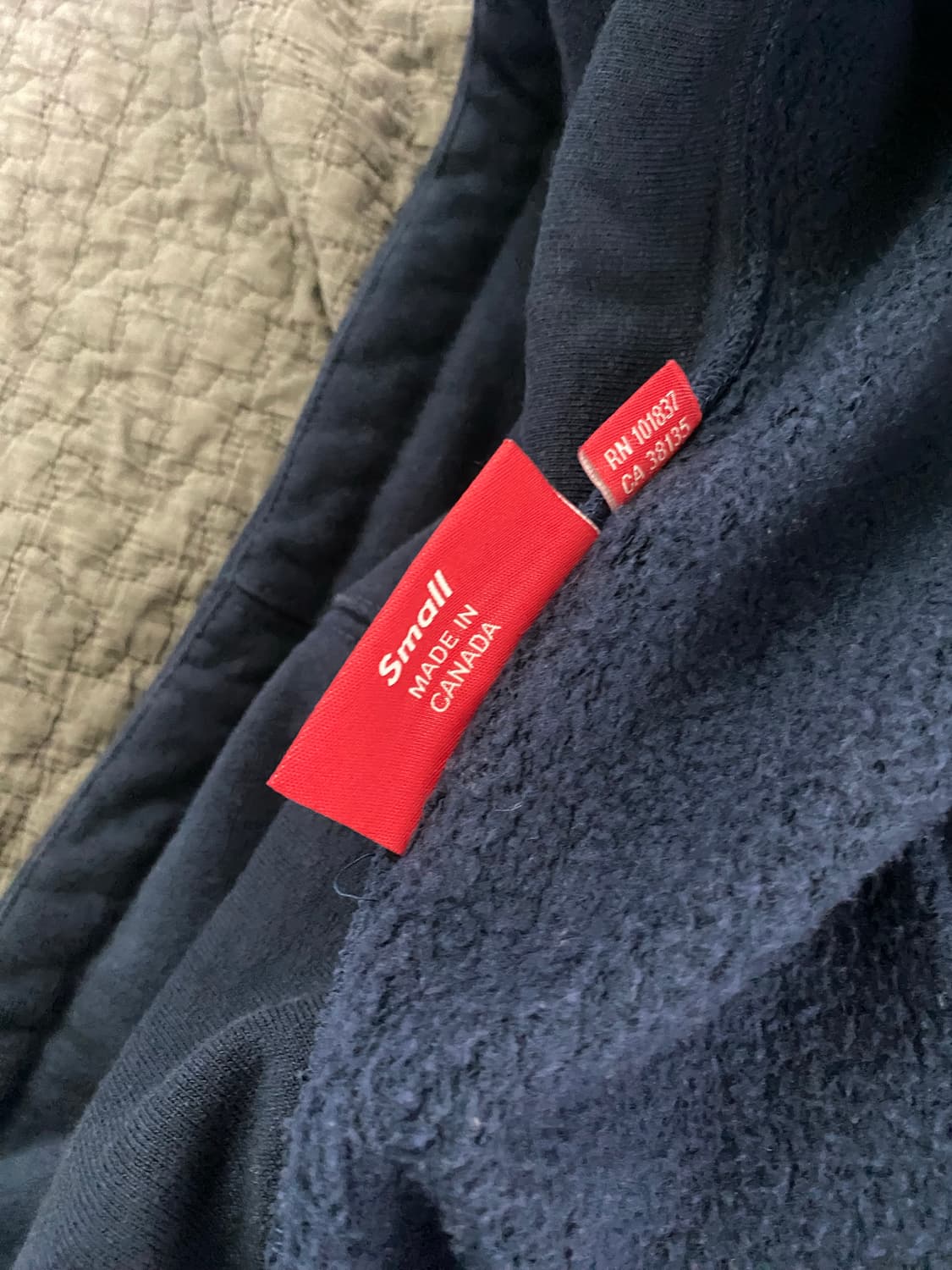 SUPREME 컬리지에이트 아플리케 집업 후드 S 상품이미지4