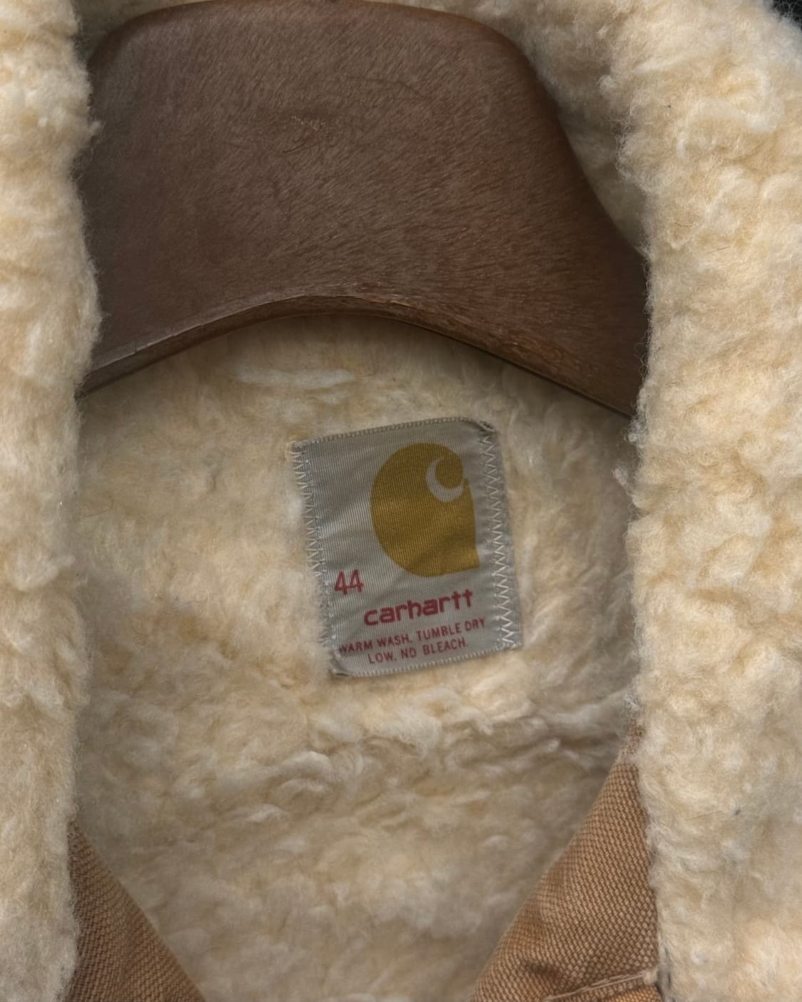 70s Carhartt 칼하트 투포켓 쉐르파 트러커 자켓 / 퍼 워크 상품이미지6