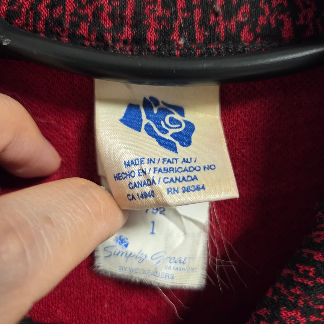 Made in Canada 그랜마코어 빈티지 자켓 코트 free 상품이미지5