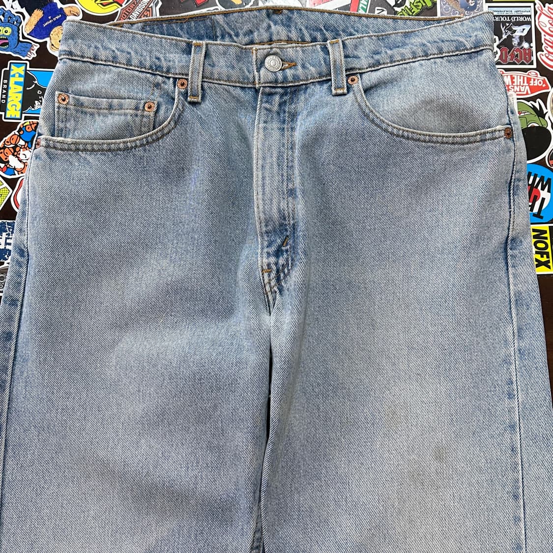 90s 리바이스 505 블루 진 데님 팬츠 33 상품이미지5