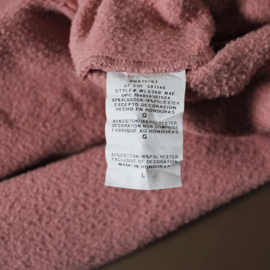 Champion 챔피온 핑크 기모 후드티 상품이미지5