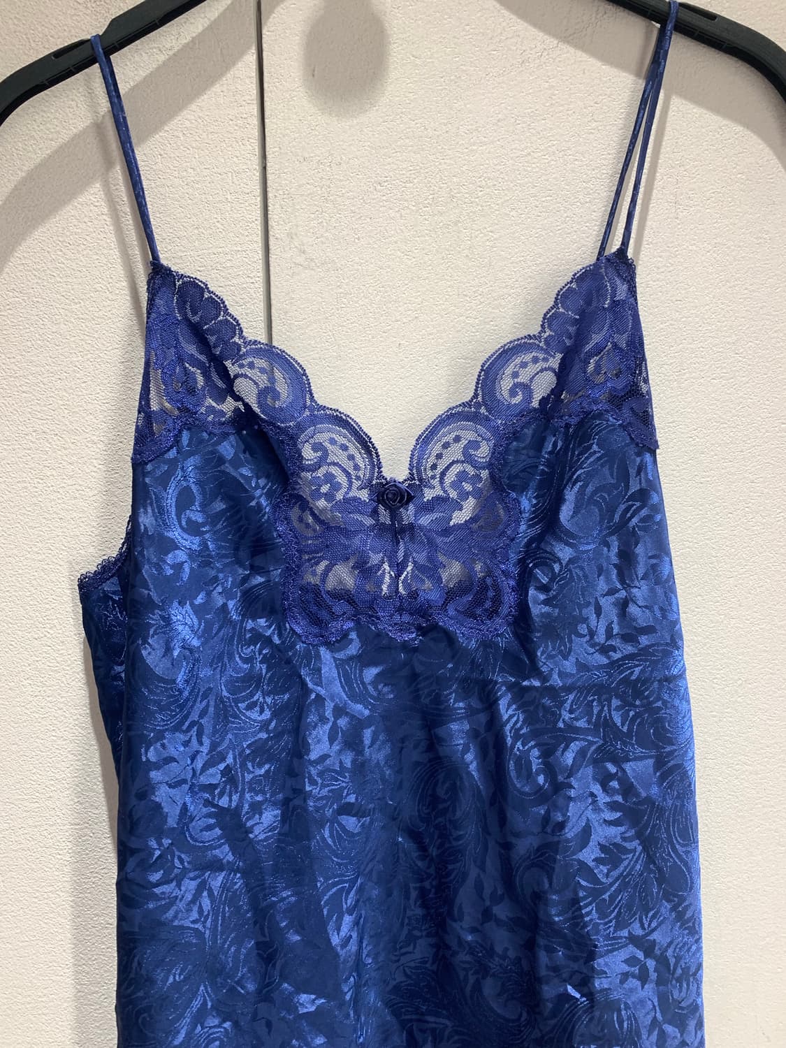 Deep blue lace slip dress 상품이미지3