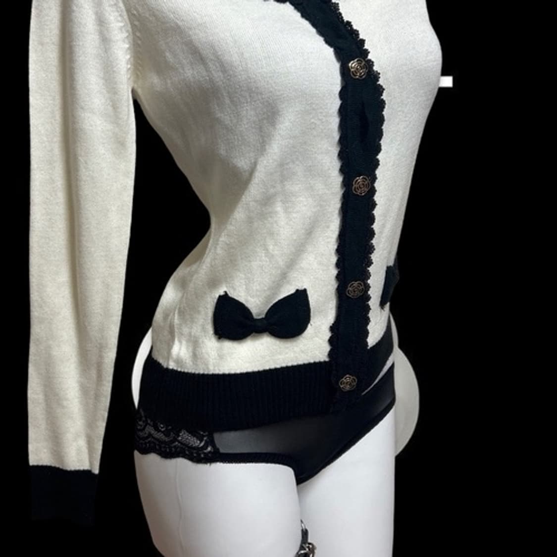 Cecil mc bee Ribbon cardigan 상품이미지6