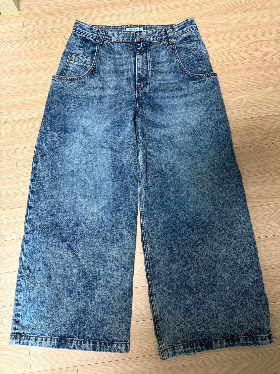 999휴머니티 빅포켓 배기 진스 상품이미지1