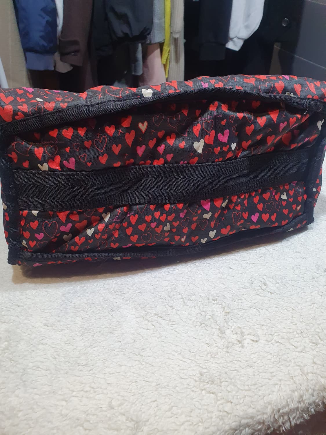 레스포삭 하트 패턴 토트백 숄더백 상품이미지4