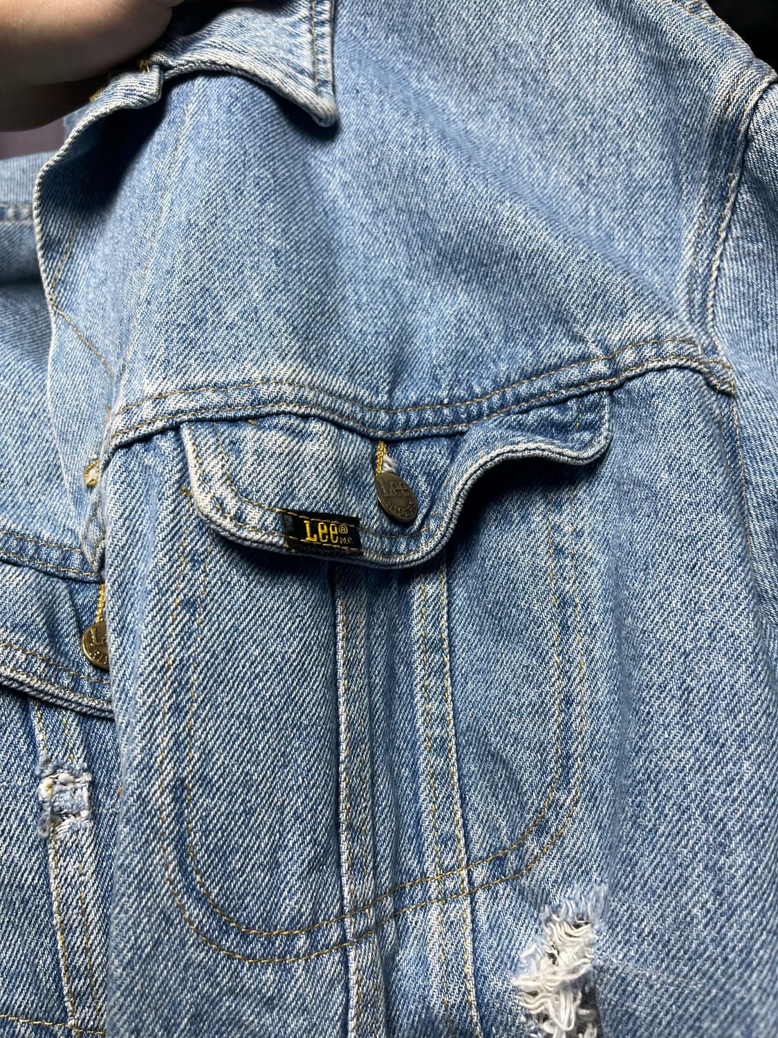 Lee 빈티지 데님 자켓 상품이미지3