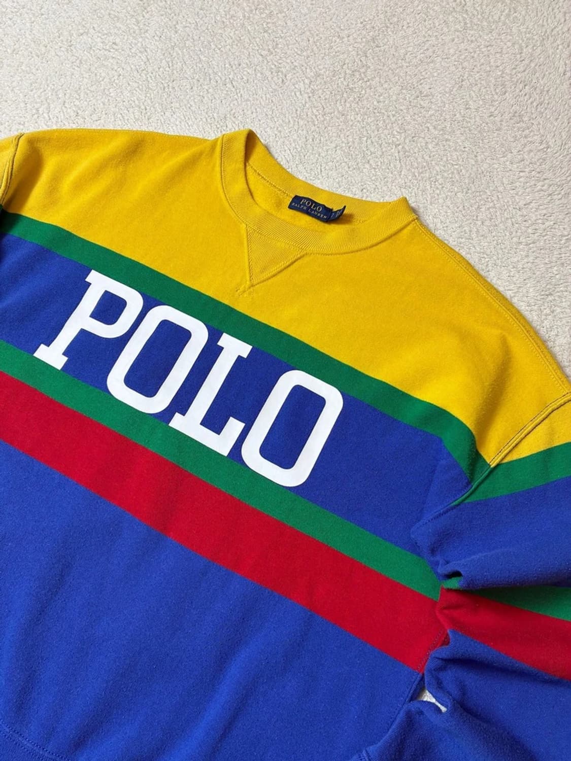 폴로 랄프로렌 빅로고 크루넥 숏 맨투맨 PN7011 상품이미지2