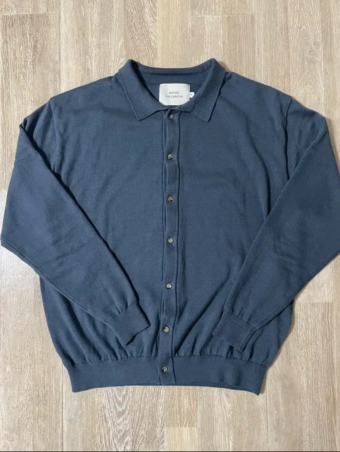 마티스 더 큐레이터 카라 가디건 에버그린 2사이즈 상품이미지3