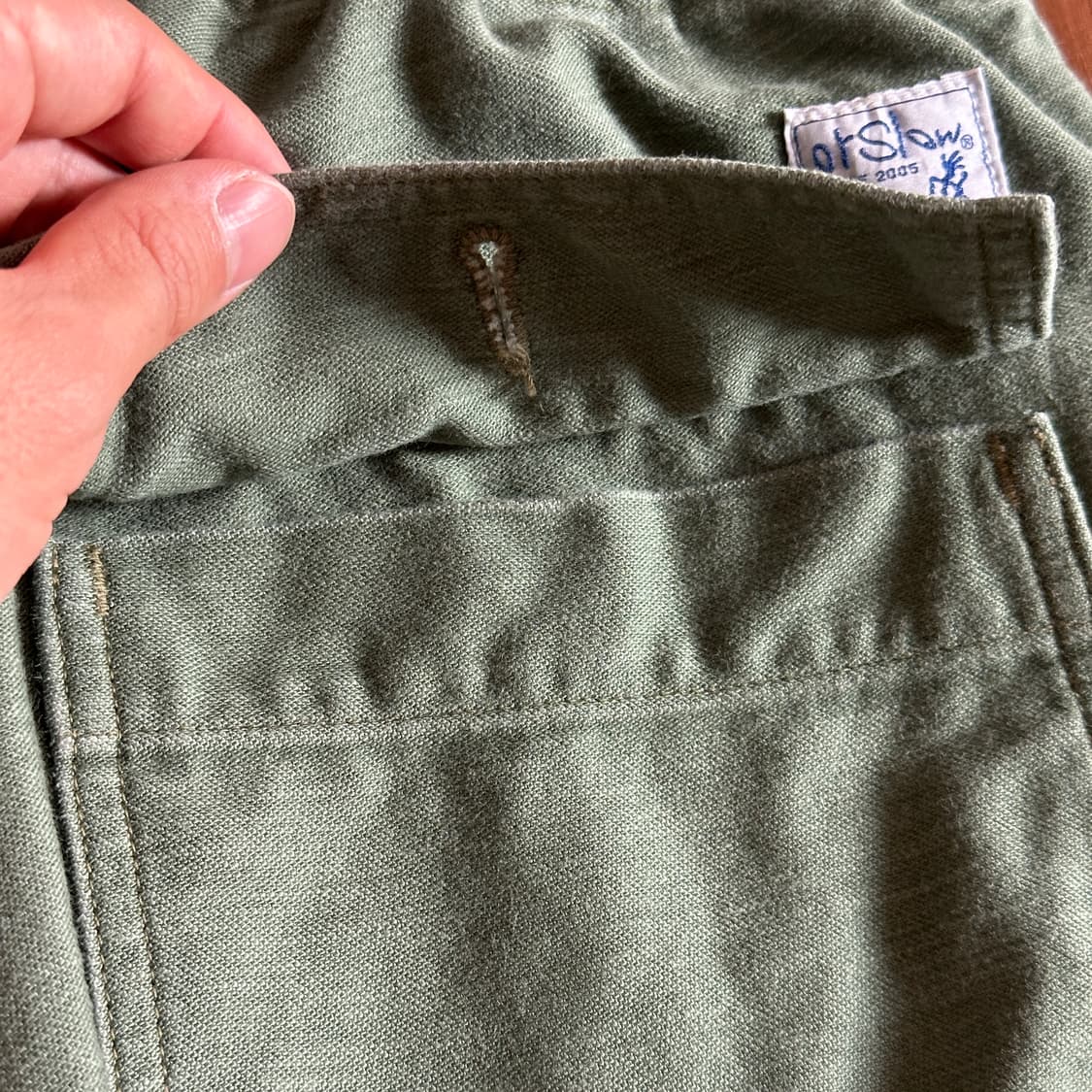 Orslow X Gramicci cotton fatigue pants 상품이미지8